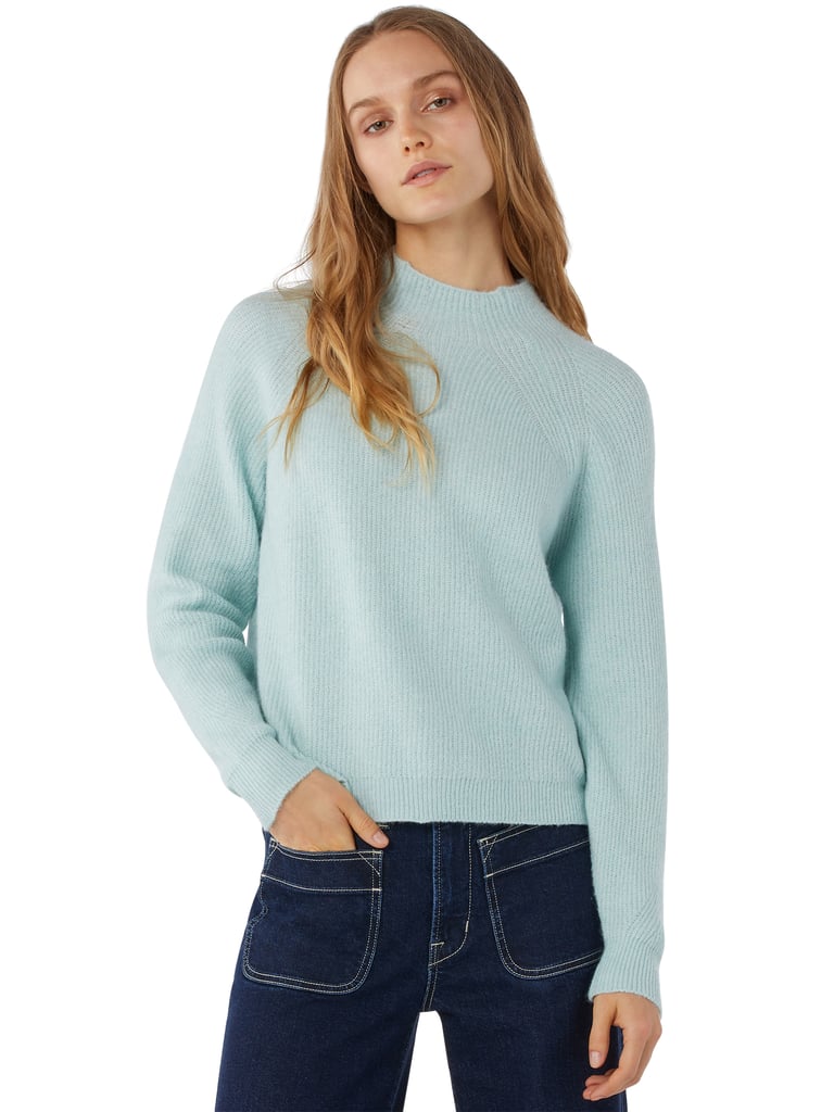 Free Assembly Women's Super-Soft Mock Neck Sweater