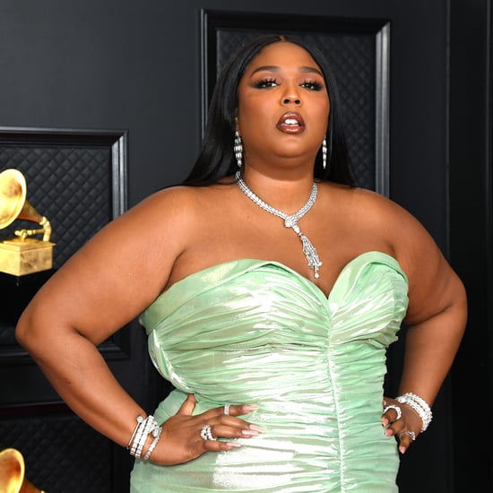 Lizzo Showed Off Her French Manicure With Gold Tips