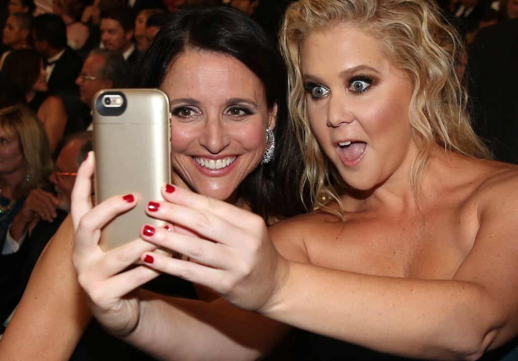 Celebrities Taking Selfies at the Emmys 2015