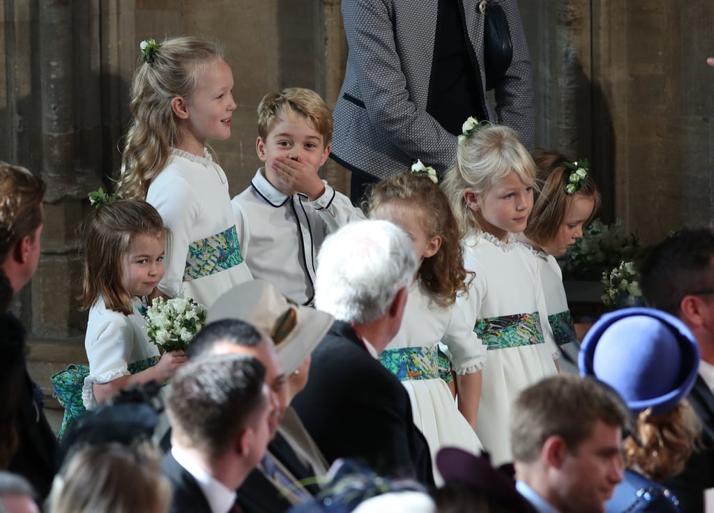 George and Charlotte at Eugenie's Wedding Pictures