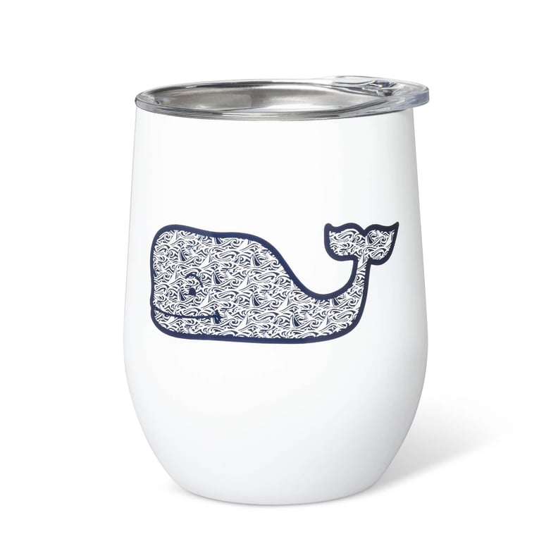 Rough Seas Whale Lidded Wine Glass