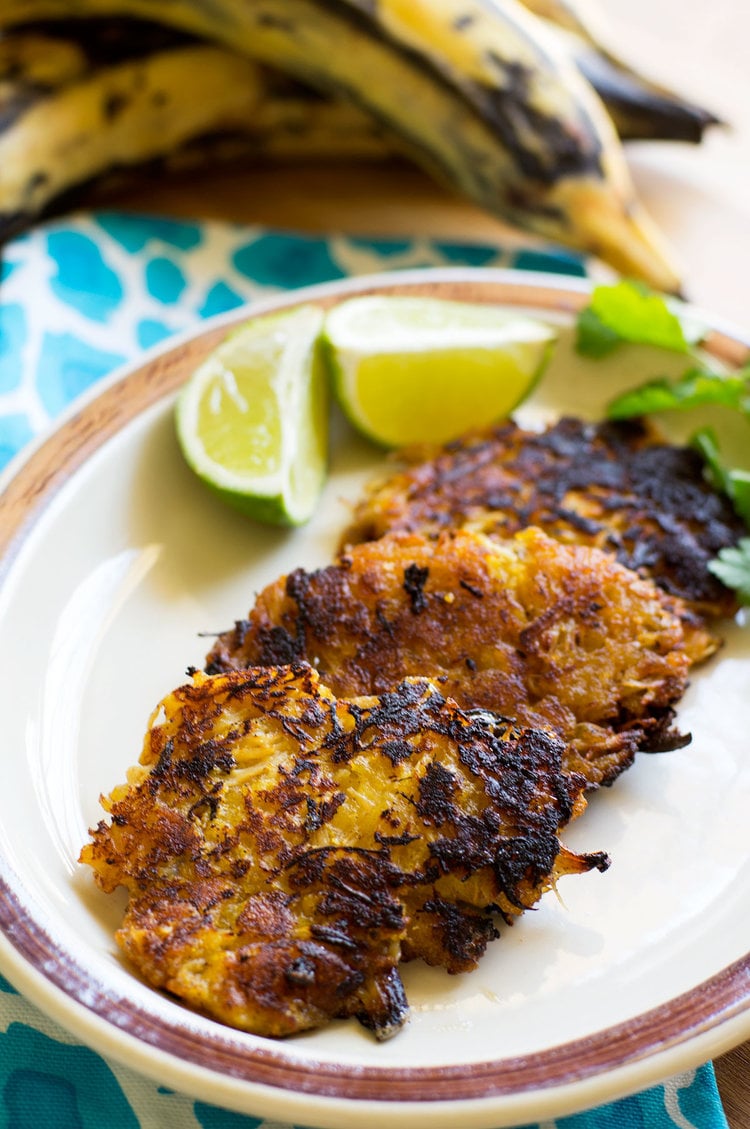 Instant Pot Garlic Lime Chicken Plantain Fritters