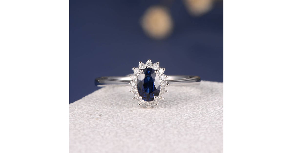 Blue Sapphire Engagement Ring | Engagement Rings on Etsy | POPSUGAR ...