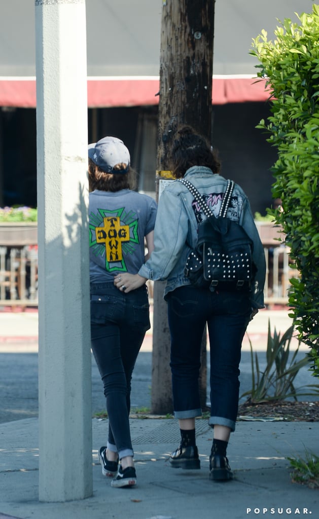 Kristen Stewart With Mystery Woman March 2016