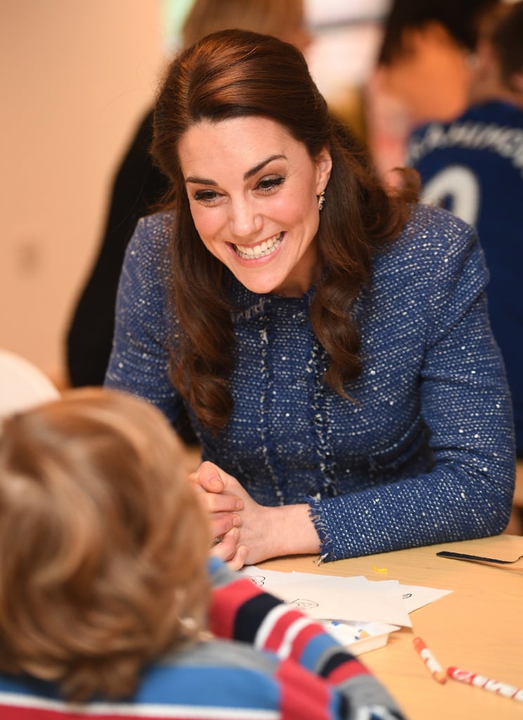 Kate greeted families at the official opening of the Ronald McDonald House Evelina in London in February.