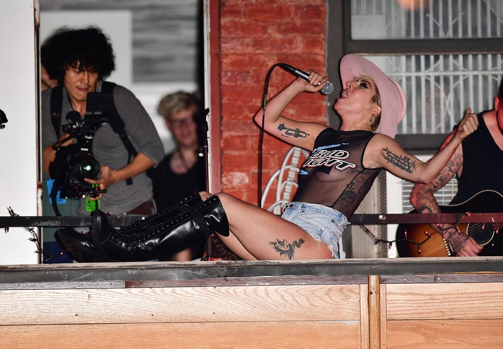 Lady Gaga's Concert at the Bitter End Bar in NYC 2016