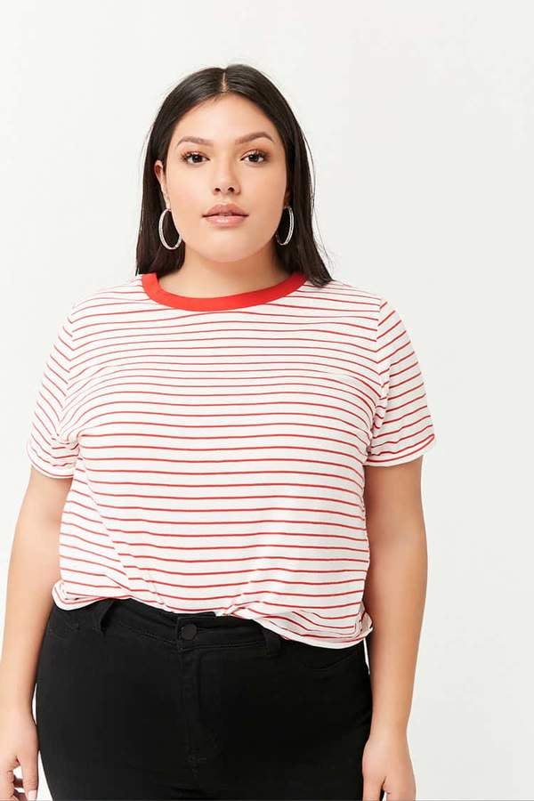 forever 21 blue and white striped pants