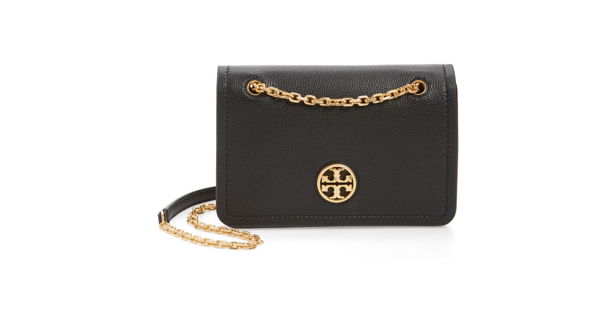 Tory burch carson shop convertible leather crossbody bag