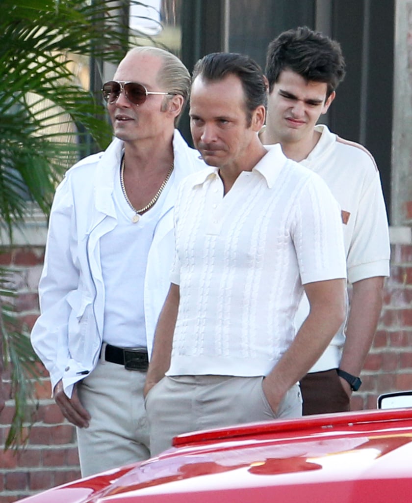 Johnny Depp Balding as Whitey Bulger on Black Mass Set