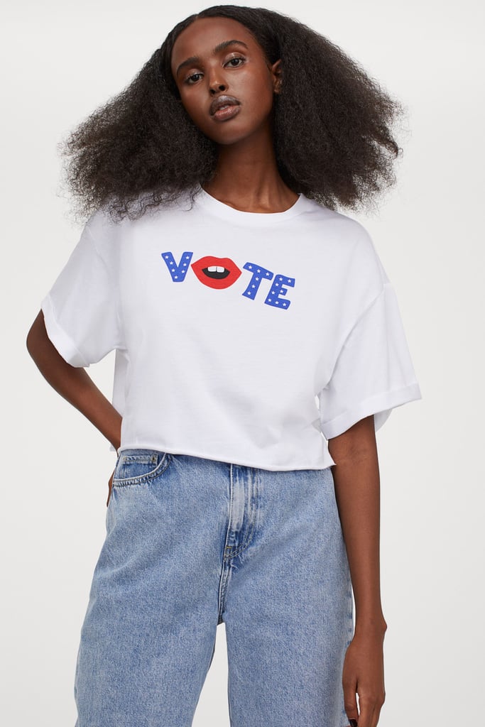 Women's Cropped Vote T-Shirt