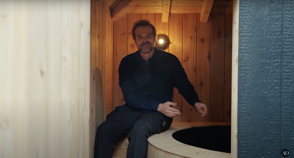 David Harbour and Lily Allen's Sauna and Cold-Plunge Room