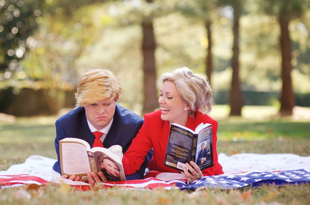 Donald Trump And Hillary Clinton Engagement Shoot Popsugar Love And Sex