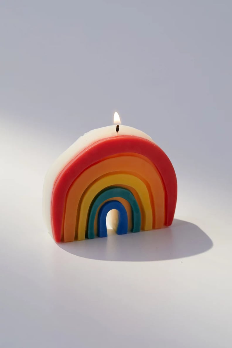 A Cute Candle: Yui Brooklyn Rainbow Shaped Candle
