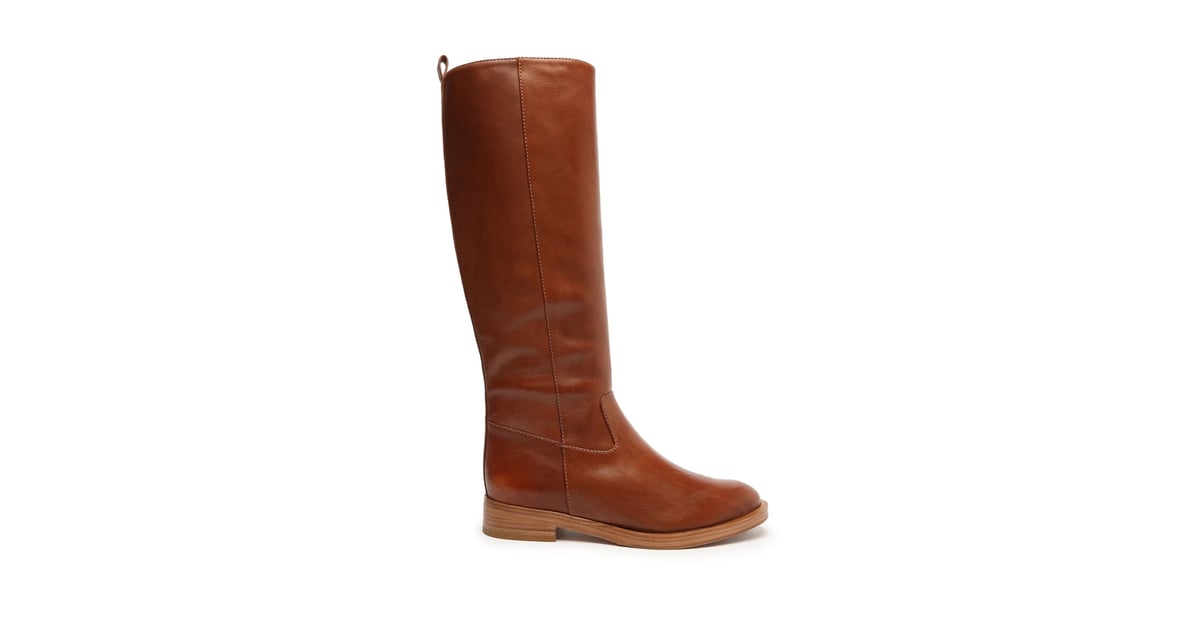 A Brown Riding Boot Schutz Goldie Leather Boot The Best Riding Boots
