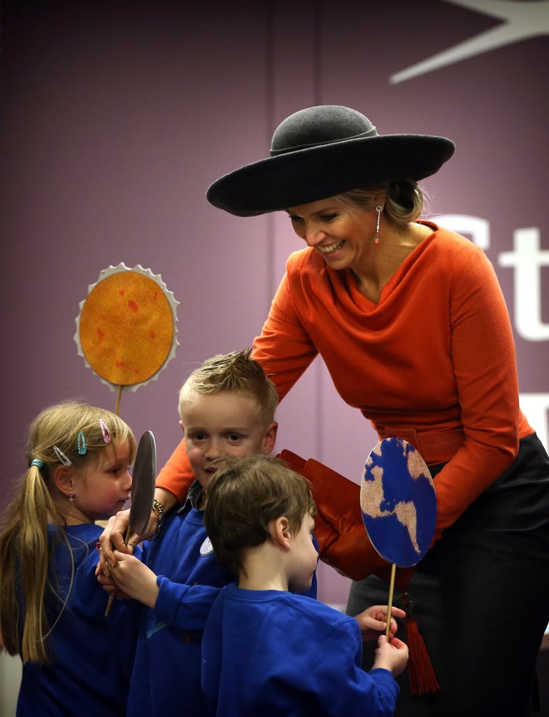 Queen Maxima of the Netherlands' Happy Faces