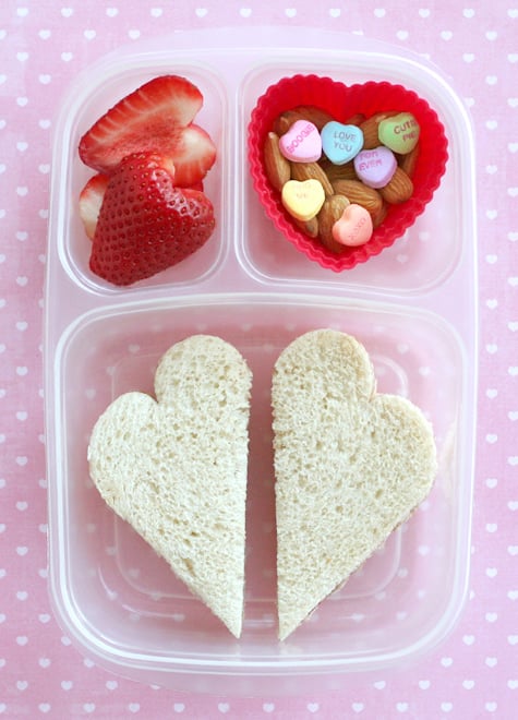 Heart-Shaped Sandwich