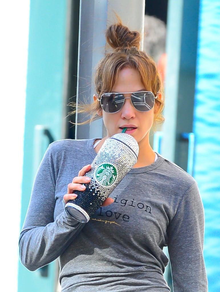 You Can Buy Jennifer Lopez's Bedazzled Starbucks Cup on Etsy You Can Buy Jennifer Lopez's Bedazzled Starbucks Cup on Etsy
