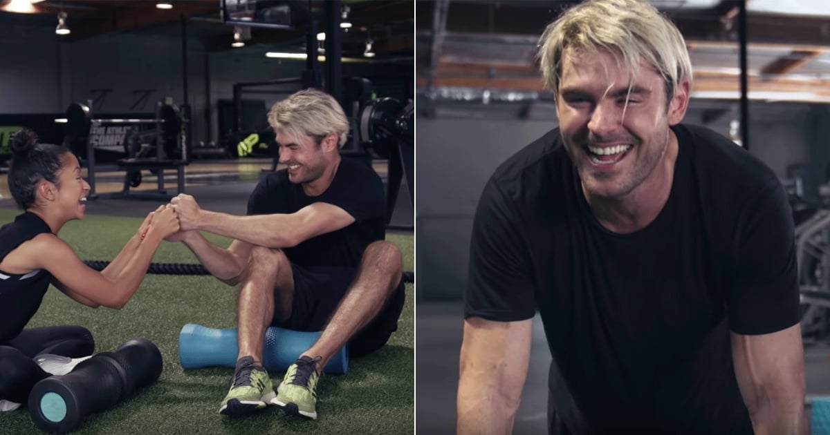 Watch Zac Efron and YouTuber Liza Koshy Work Out Together POPSUGAR