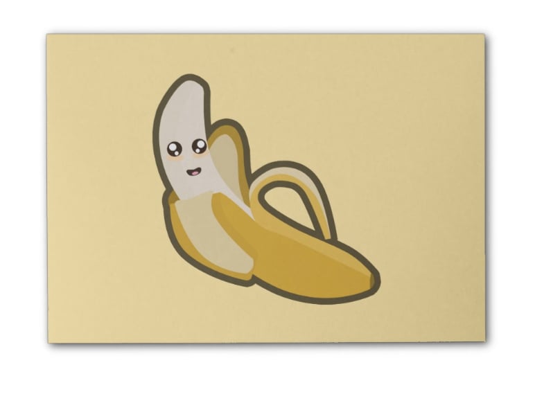 Banana Emoji Post-It Notes