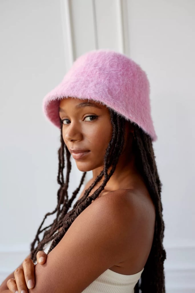 Best Colourful Bucket Hat: Urban Outfitters Juno Fuzzy Bucket Hat