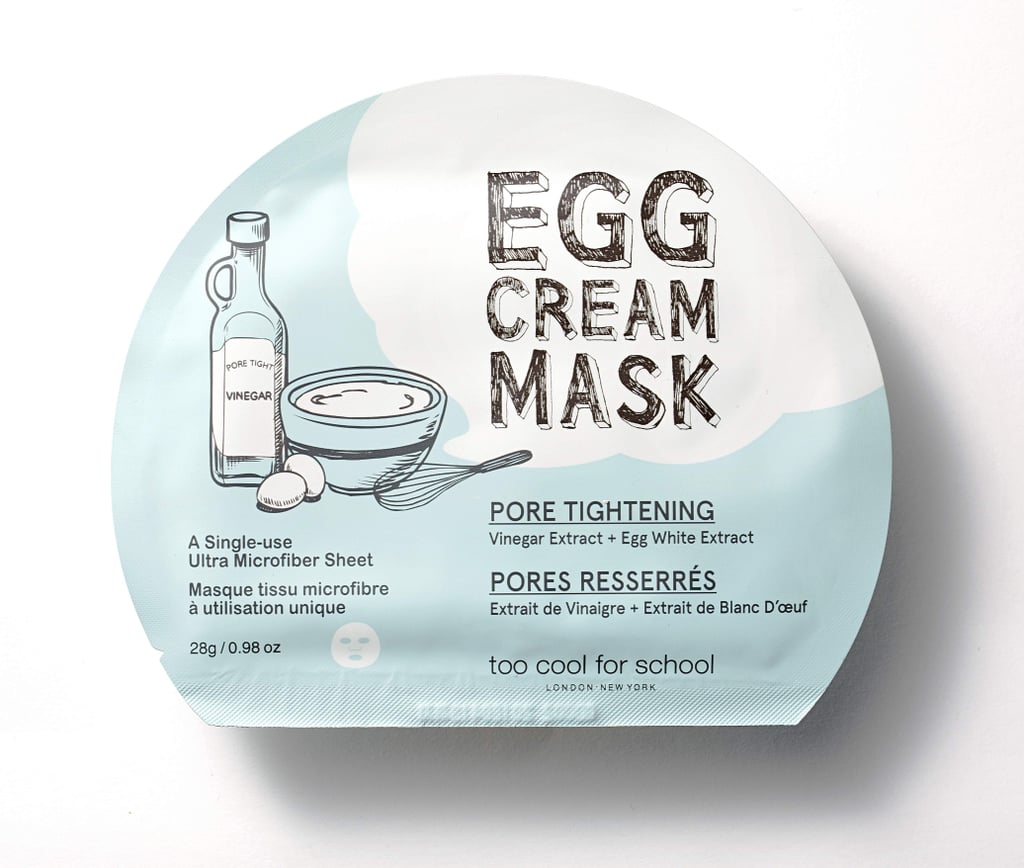 Too Cool For School Pore Tightening Egg Cream Mask New Beauty