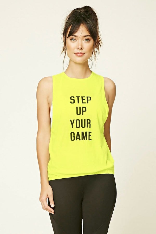 Forever 21 Active Step Up Open-Back Tank