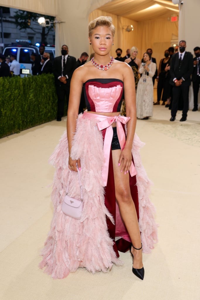 Storm Reid Debuted a Blonde Pixie Cut at 2021 Met Gala