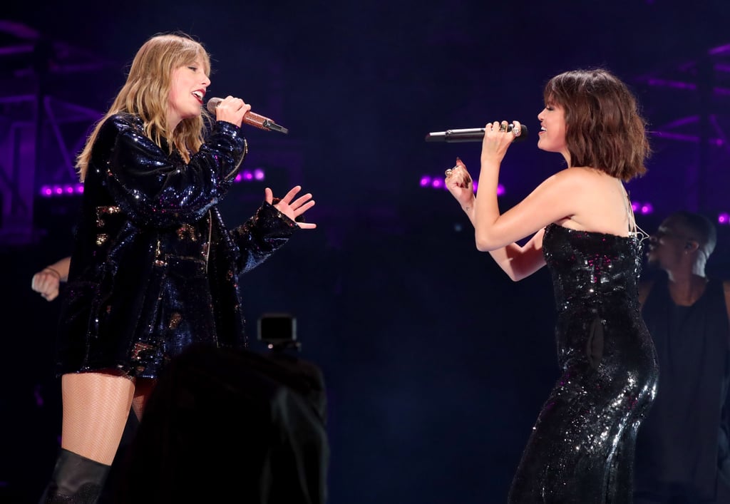May 2018: Selena Gomez and Taylor Swift Perform "Hands to Myself" Together