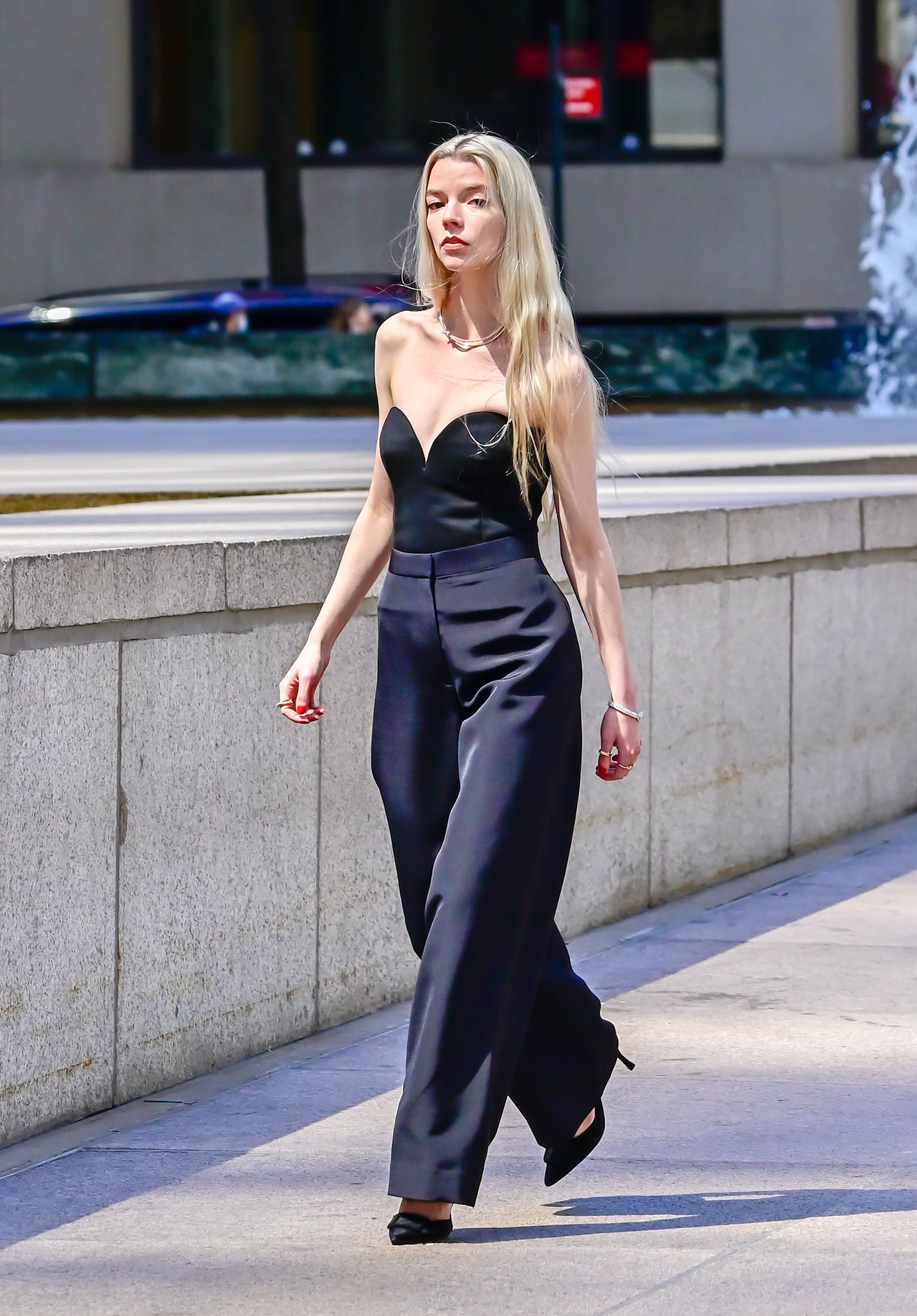 Anya Taylor-Joy's Chic Bodysuit and Tailored Trousers Make Us Want to Dress  Up