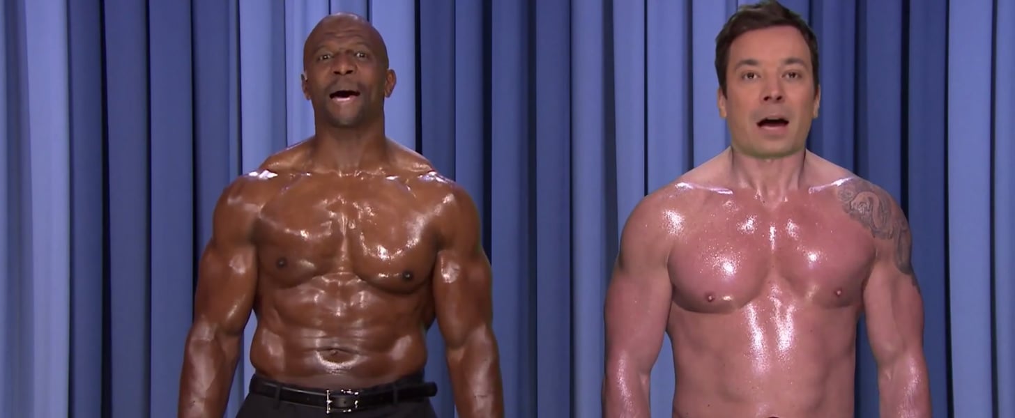 NipSyncing With Terry Crews on The Tonight Show Video POPSUGAR