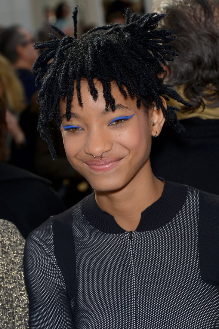 At the Chanel 2016 Paris Fashion Week show, Willow arrived 