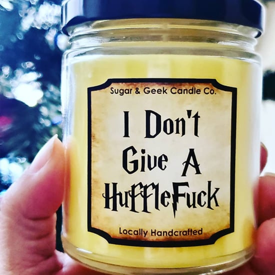 Harry Potter "I Don't Give a HuffleF*ck" Candle on Etsy