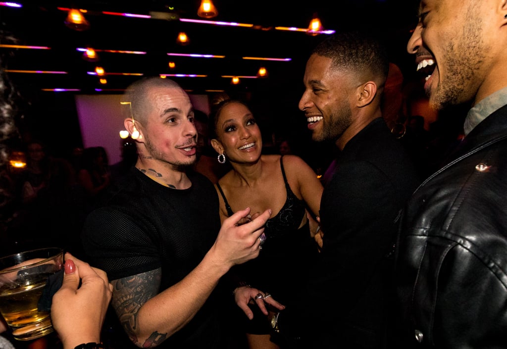 Jennifer Lopez and Casper Smart at the 2015 AMAs Afterparty