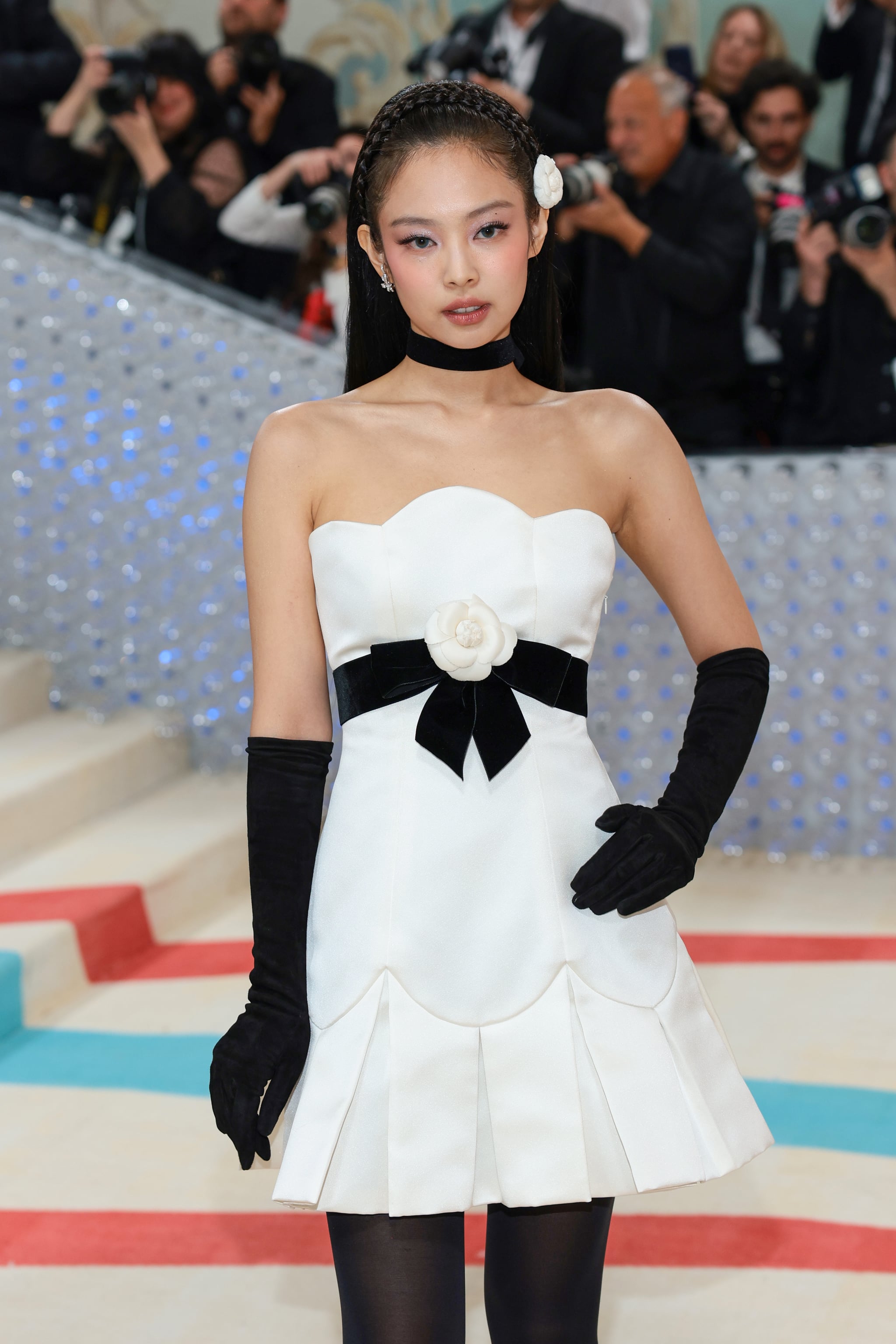 Fashion, Shopping & Style, Jennie Makes Her Met Gala Debut in a Vintage  Corset Dress From Before She Was Born