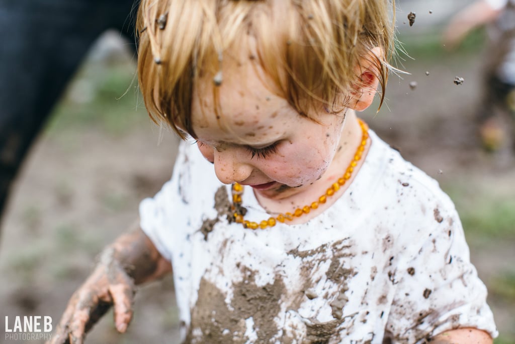 Mud Fight Maternity Shoot