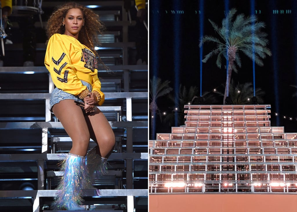 Beyoncé's Coachella Pyramid Stage on Display April 2019