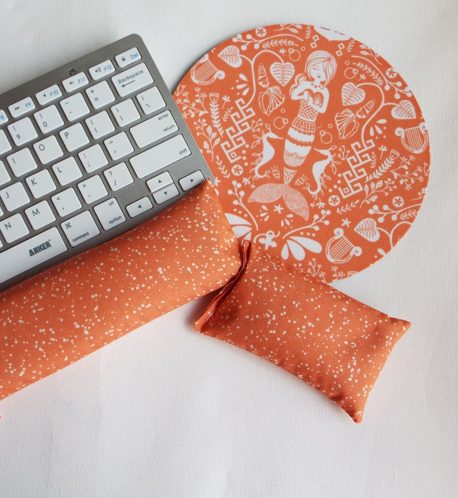 Mermaid Mouse Pad and Keyboard Rest