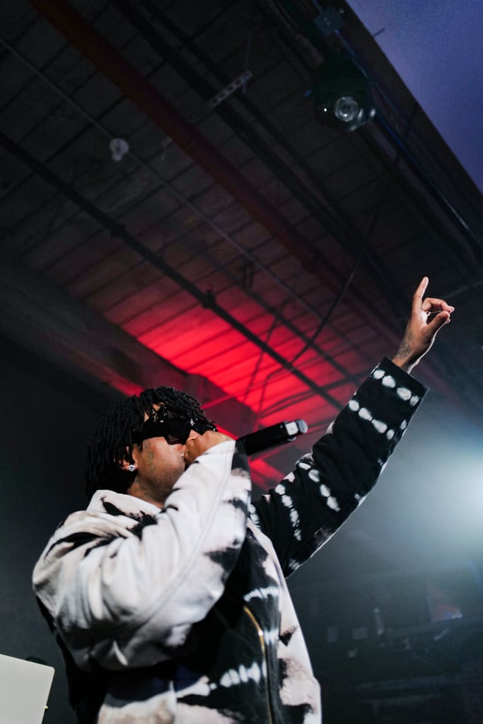 21 Savage at The Louis Vuitton and Nike “Air Force 1” by Virgil Abloh Exhibition Afterparty