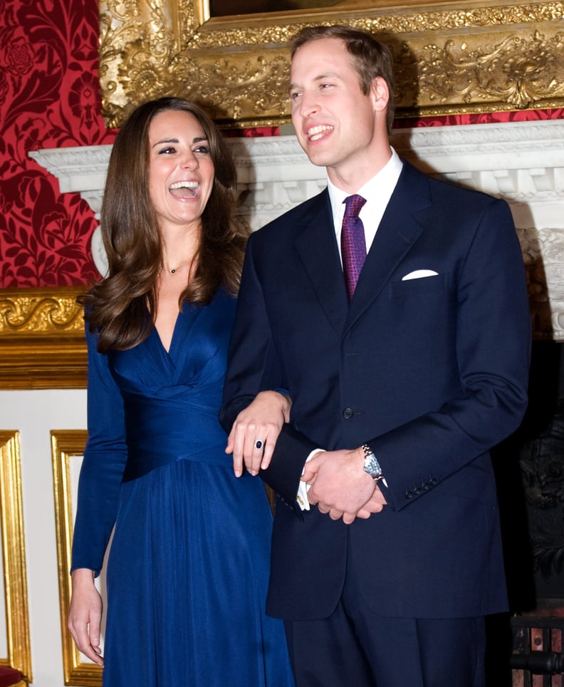 Kate Accessorized Her Look With a Delicate Sapphire Necklace