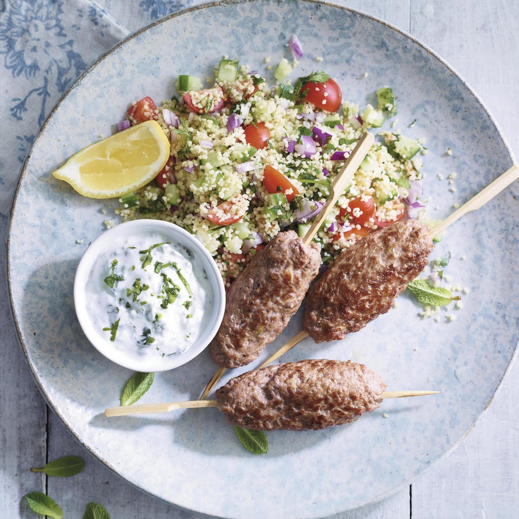Ramadan Recipes How to Make Lamb Kofta with Couscous Salad POPSUGAR