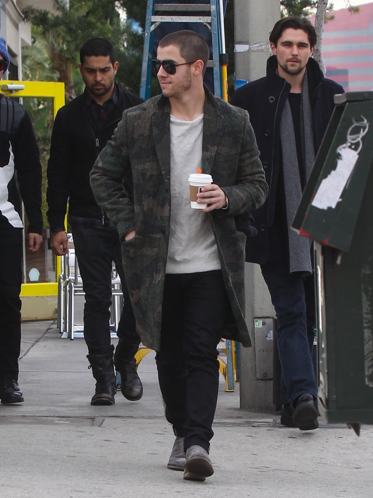 Nick and Joe Jonas Out With Wilmer Valderrama January 2016