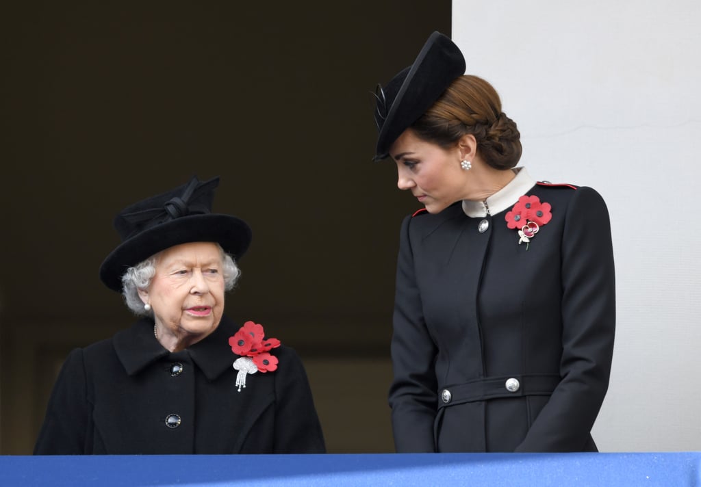 Royal Family at Remembrance Day Sunday Service 2018