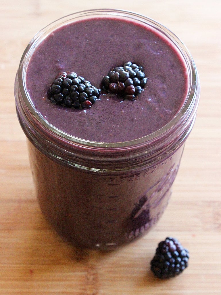 Blackberry Breakfast Smoothie Summer Seasonal Fruit Smoothies