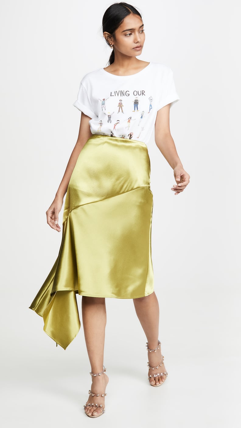 Moon River Olive Skirt