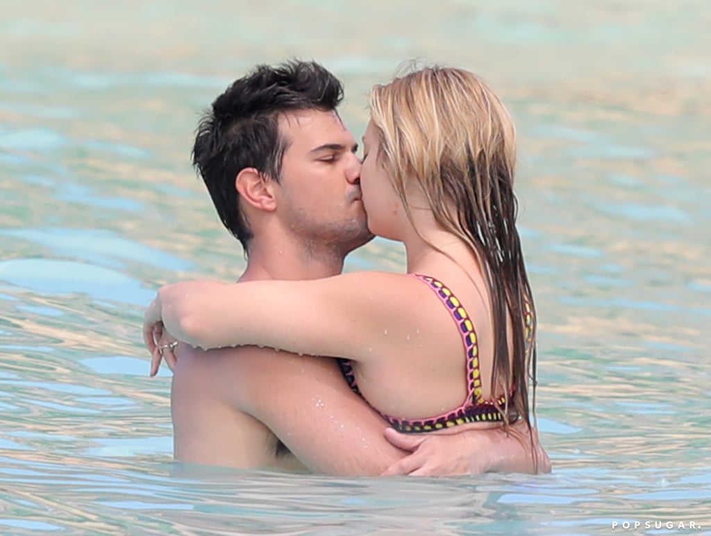 Billie Lourd and Taylor Lautner in St. Barts Photos 2017