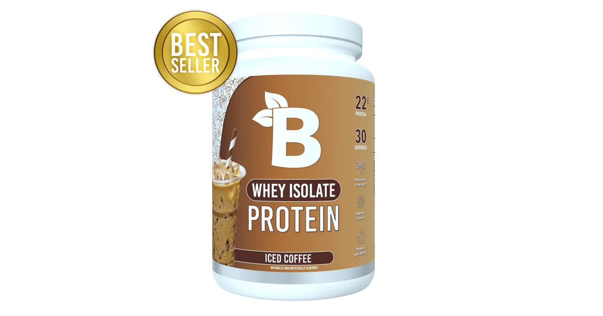 Bloom Nutrition Whey Isolate Protein in Iced Coffee Bloom Nutrition Whey Protein Powder Fall