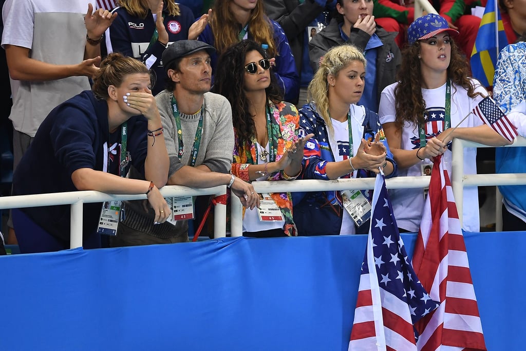 Matthew McConaughey Brings a Date For Round 2 of His Olympic Adventures Matthew McConaughey Brings a Date For Round 2 of His Olympic Adventures