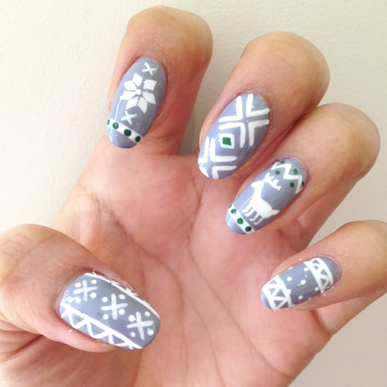 Ugly-Sweater Nail Art