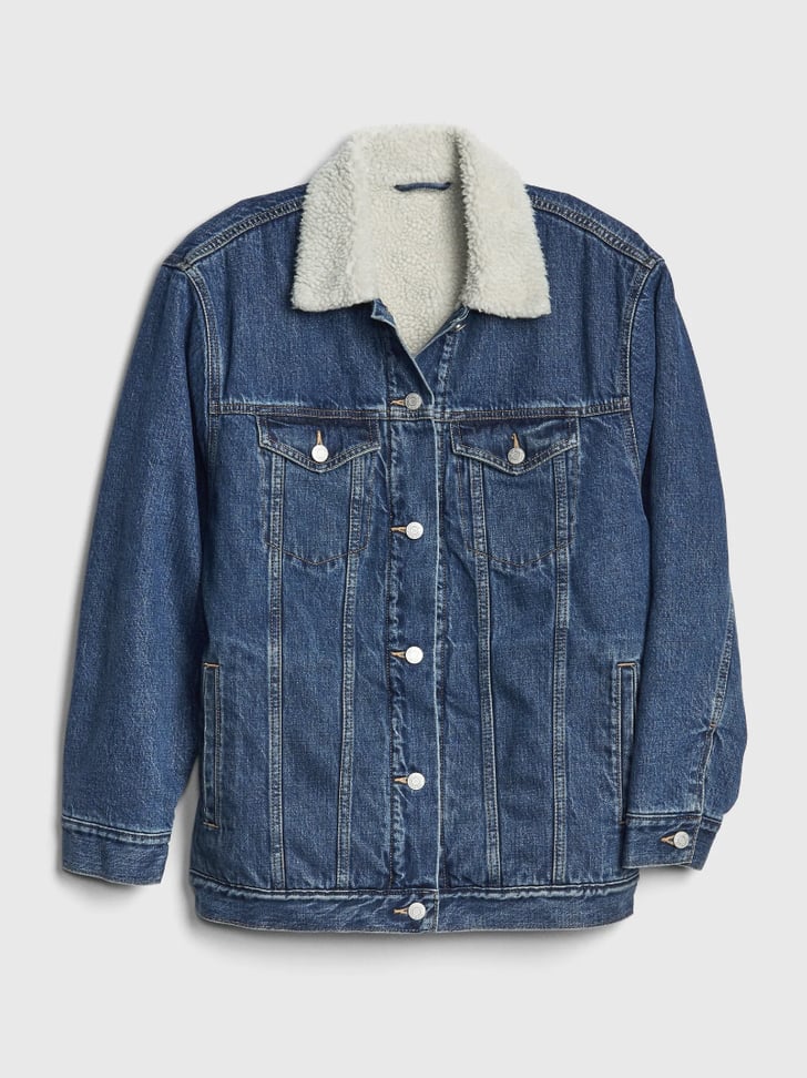 The Jacket | Sherpa Denim Jacket For Fall | POPSUGAR Fashion Photo 2