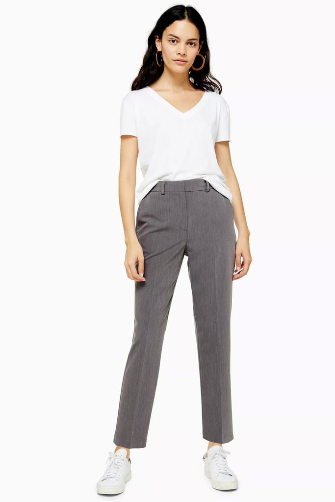 Grey Cigarette Pants